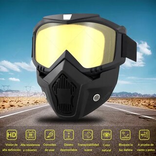 Foto 3 | Mascara Tactica Xtellar Removible Respirable Para Motocicleta