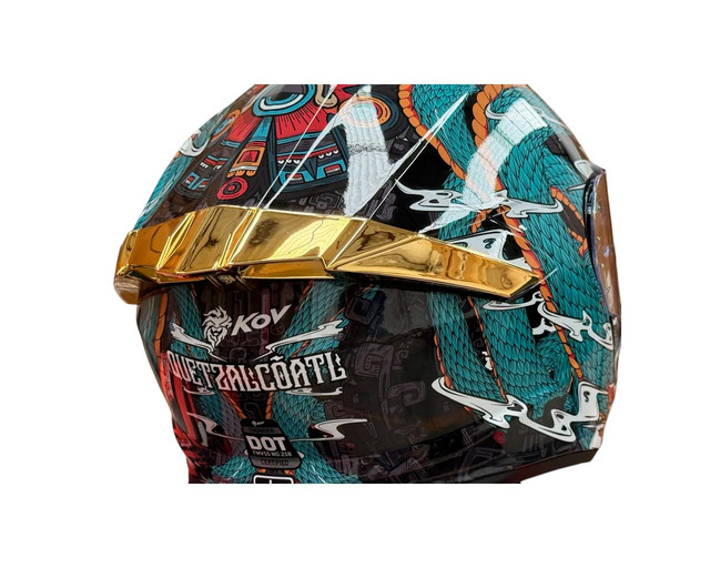 Foto 4 pulgar | Casco Para Moto Mexicano Talla M