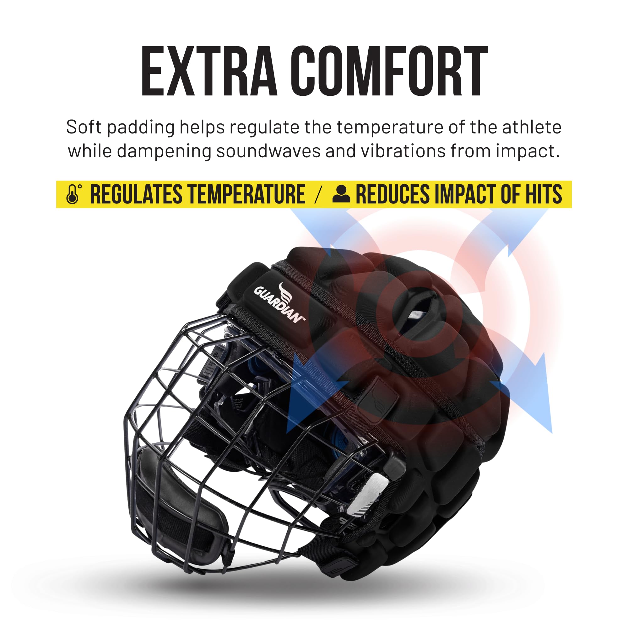 Foto 7 pulgar | Funda Para Casco Guardian Cap Soft-shell Para Hockey  Color Rojo - Venta Internacional.