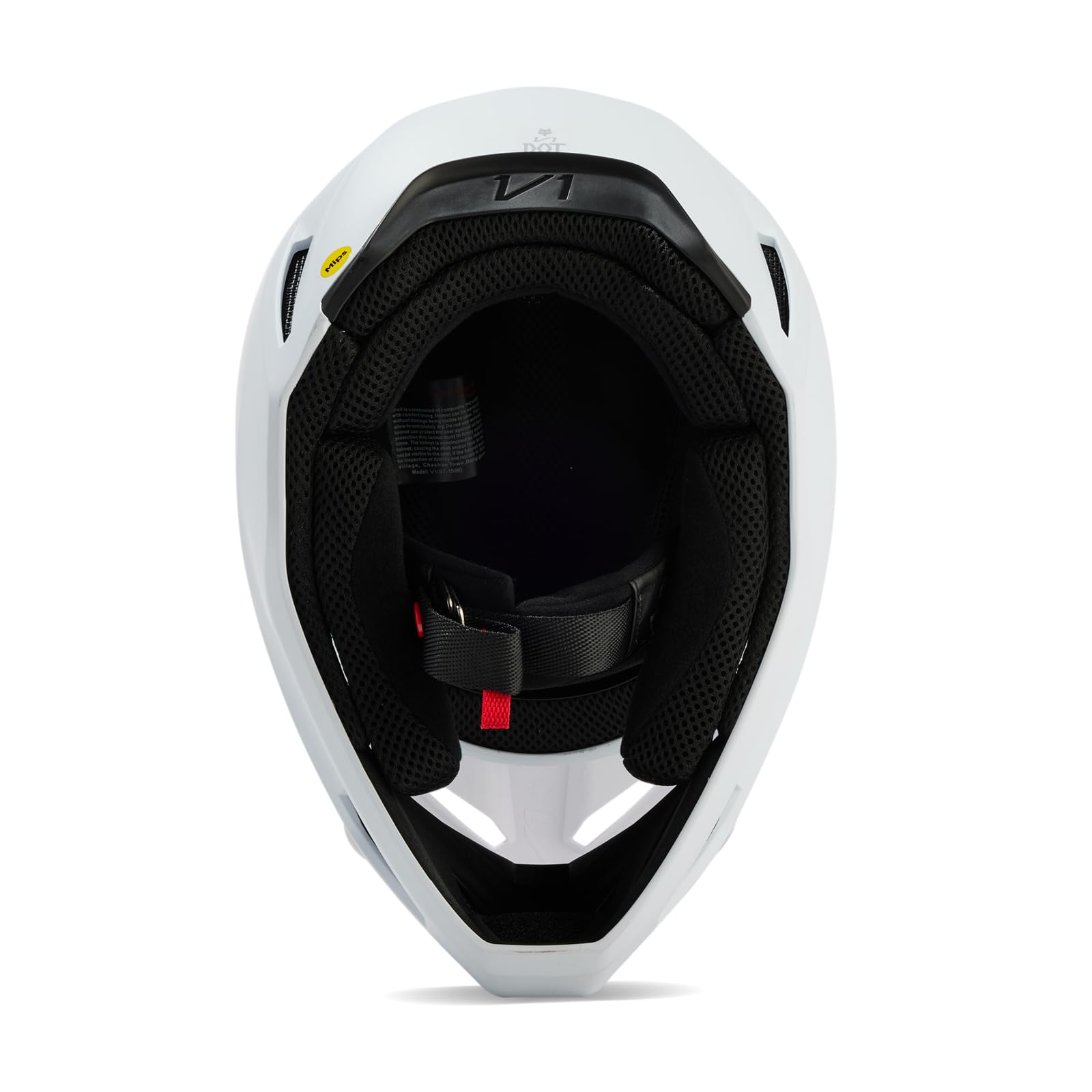Foto 6 pulgar | Casco De Motocross Fox Racing V1  Blanco Mate  Talla Xl - Venta Internacional.