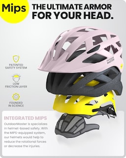 Foto 2 | Casco De Ciclismo Outdoormaster Mips Misty Sakura Para Adulto - Venta Internacional.