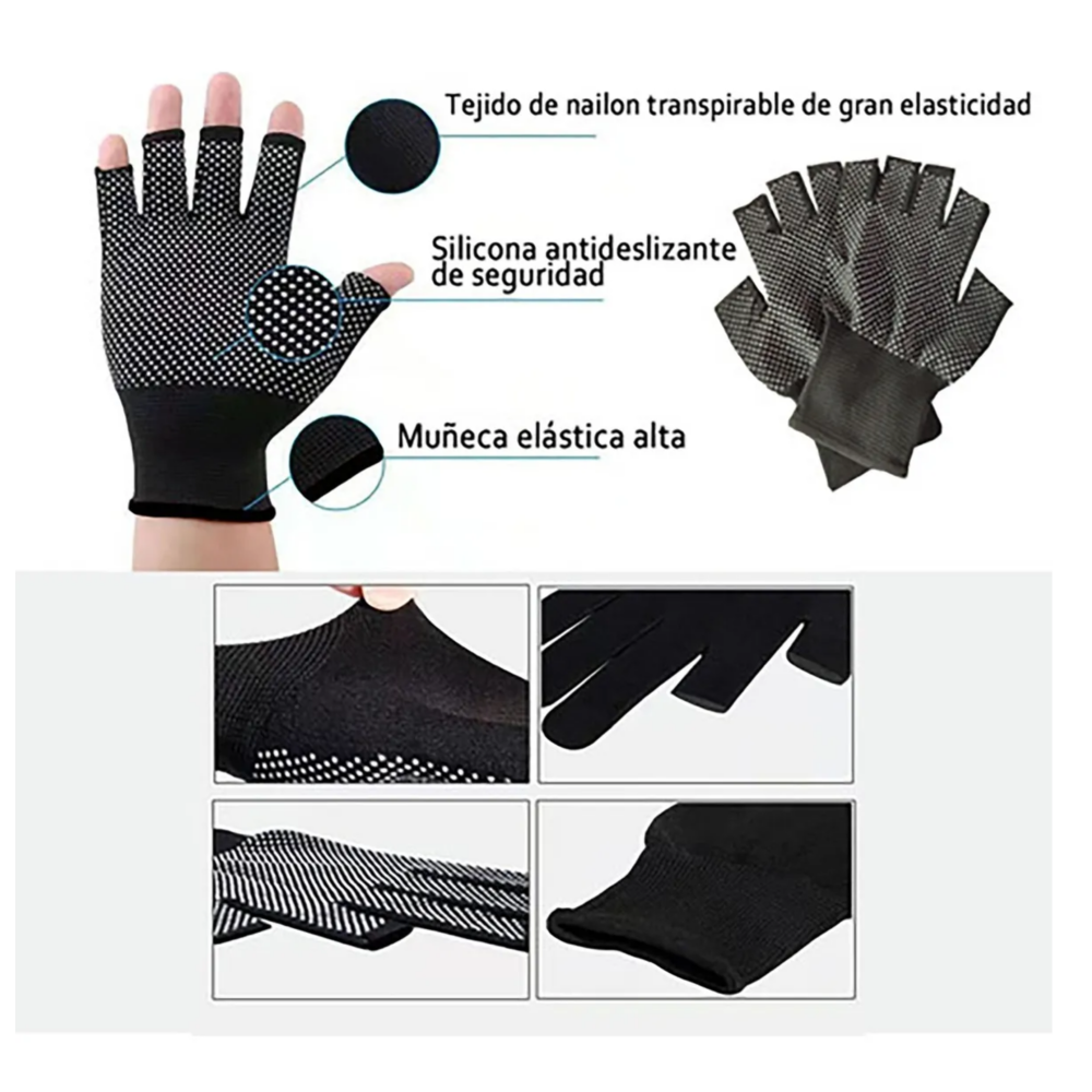 Foto 4 | Casco De Bicicleta+lentes+máscara+luz Trasera+guantes Color Rojo Talla M Belug