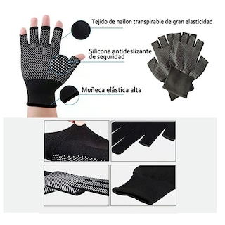 Foto 4 | Casco De Bicicleta+lentes+máscara+luz Trasera+guantes Color Rojo Talla M Belug