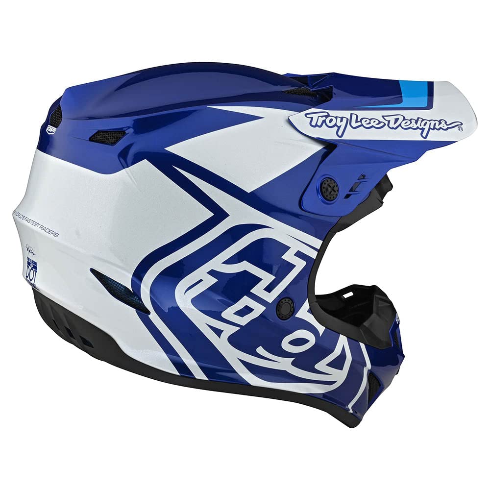Foto 6 pulgar | Casco Troy Lee Designs Gp Anarchy Offroad Azul/blanco Sm - Venta Internacional.