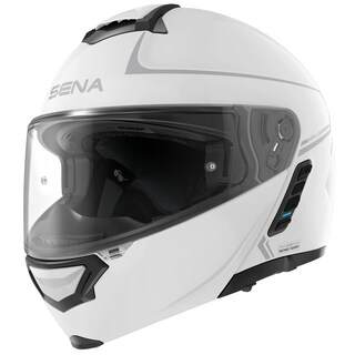 Foto 1 | Casco Sena Impulse Dot Flip Up Modular Bluetooth Blanco Brillante - Venta Internacional.