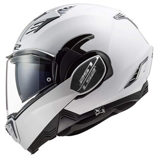 Foto 2 | Casco Ls2 Valiant Ii Modular Blanco Brillante Para Adulto - Venta Internacional.