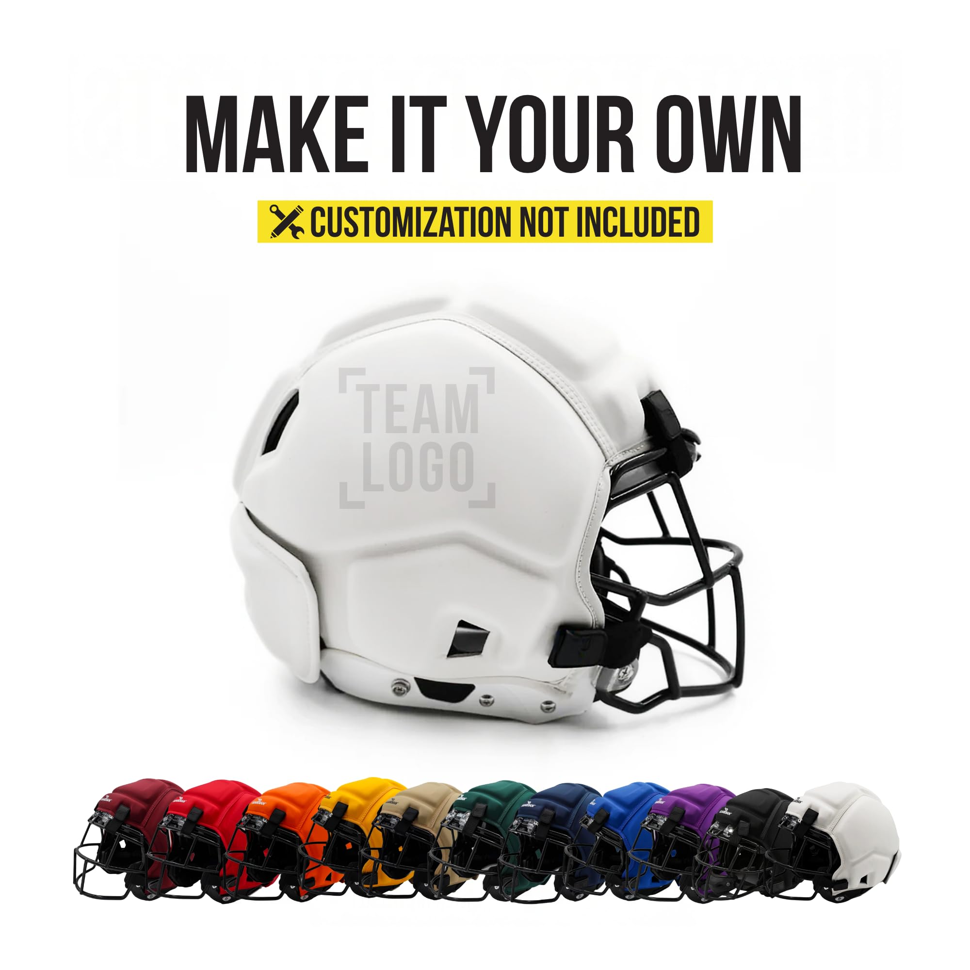Foto 7 pulgar | Funda Para Casco Guardian Cap Xt 2.0 White Football - Venta Internacional.