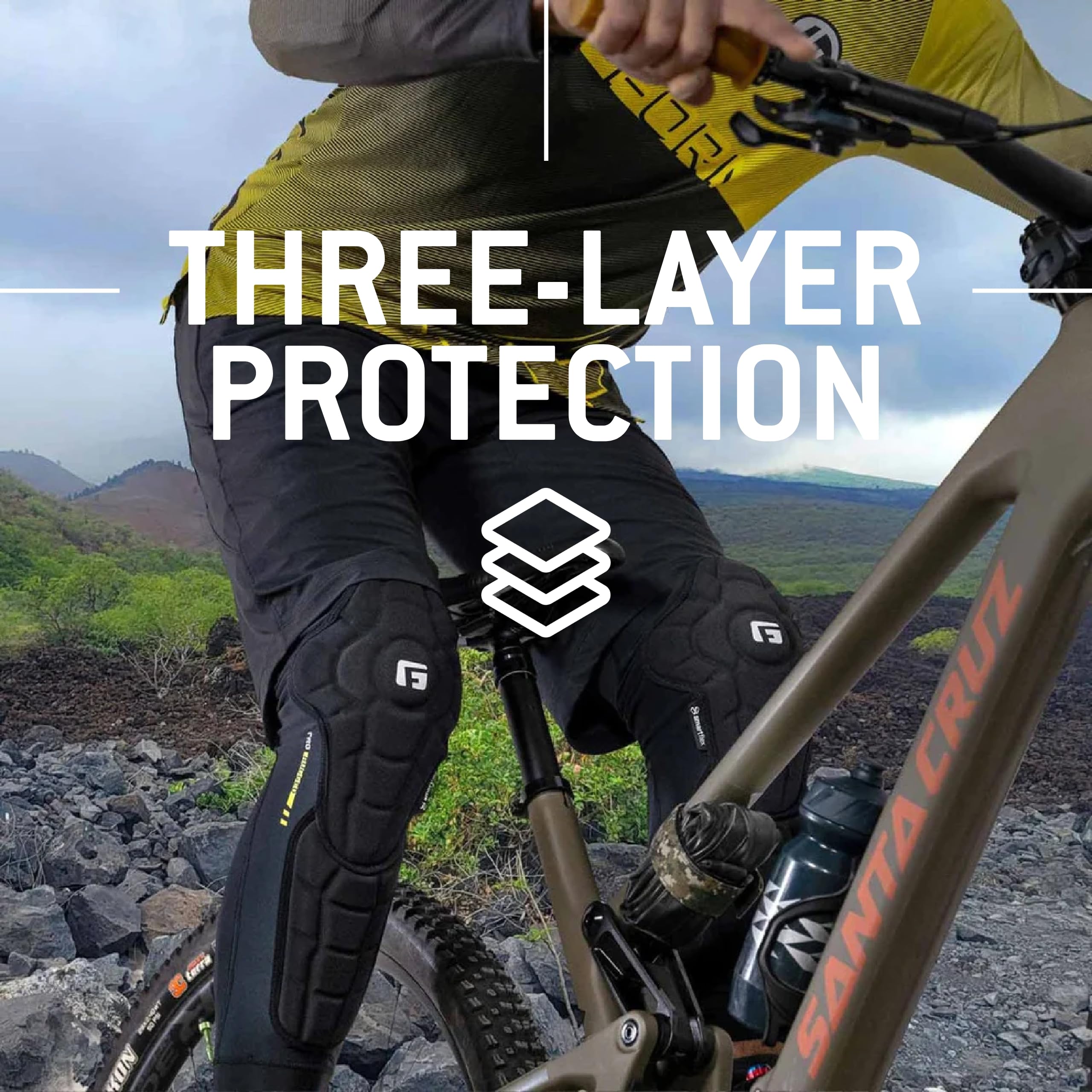 Foto 2 | Protector De Espinilleras G-form Pro-rugged 2, Cómodo, Negro Para Jóvenes - Venta Internacional.
