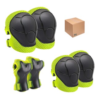 Foto 1 | Kit 6pcs Rodilleras Coderas Y Muñequeras Para Niños Eo Safe Imports Esi-20831 Verde
