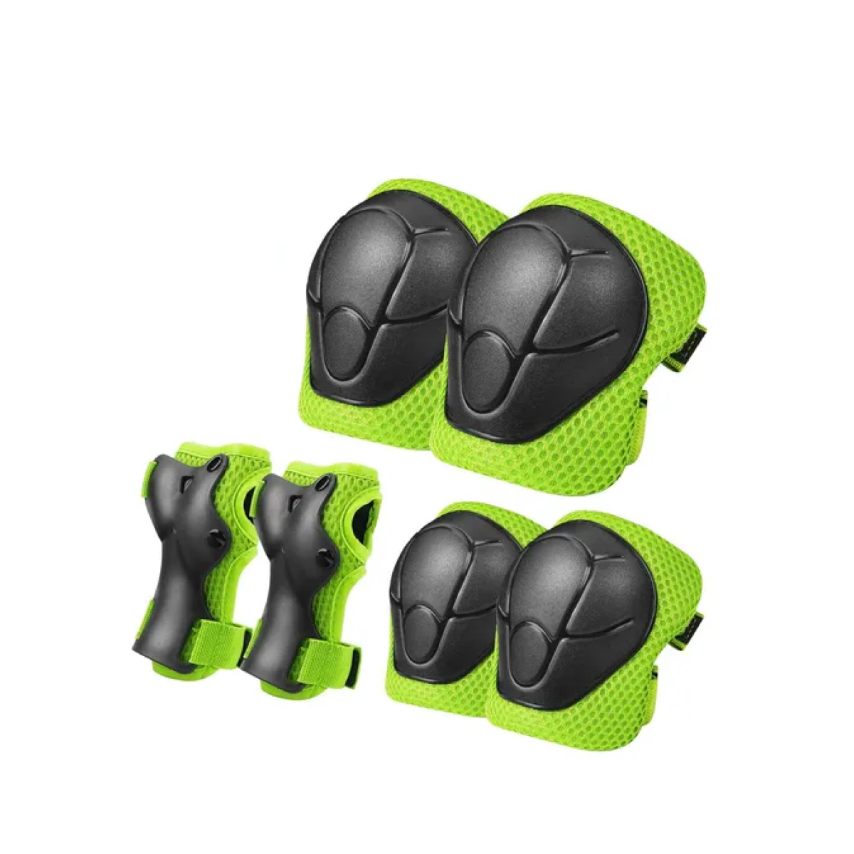 Foto 4 pulgar | Kit 6pcs Rodilleras Coderas Y Muñequeras Para Niños Eo Safe Imports Esi-20831 Verde