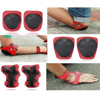 Foto 3 | Kit 6pcs Rodilleras Coderas Y Muñequeras Para Niños Eo Safe Imports Esi-20830 Rojo