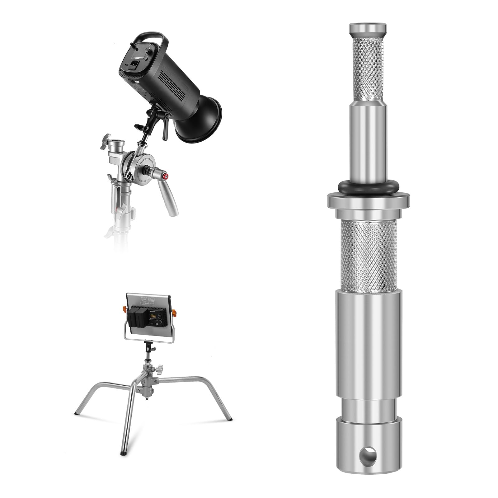 Adaptador Neewer Ua027 Junior Male Stud 28 Mm A Baby Male Stud 16 Mm - Venta Internacional.