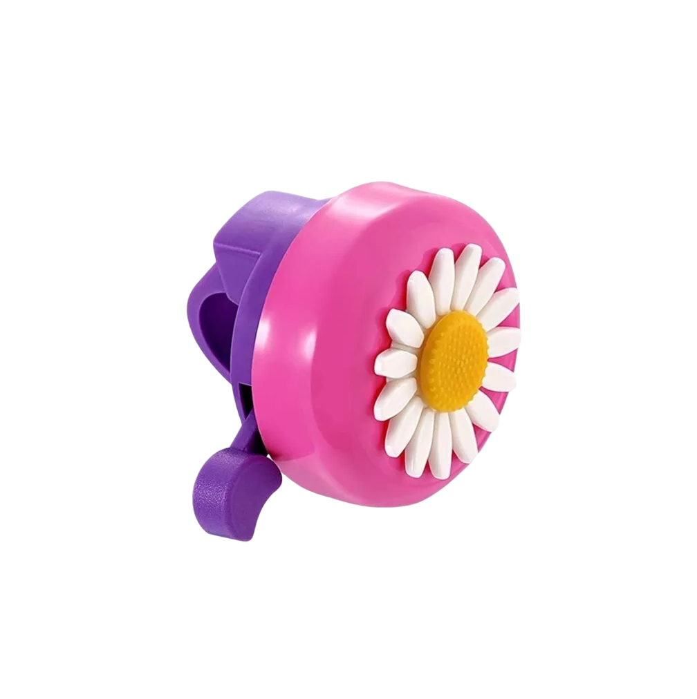 Campana de Bicicleta Belug Flor color Rosa