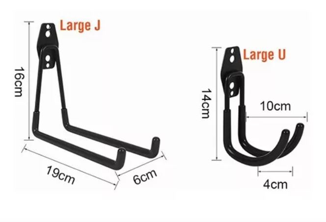 Foto 3 pulgar | Ganchos de Suspensión Wünd 4 Piezas para Bicicleta