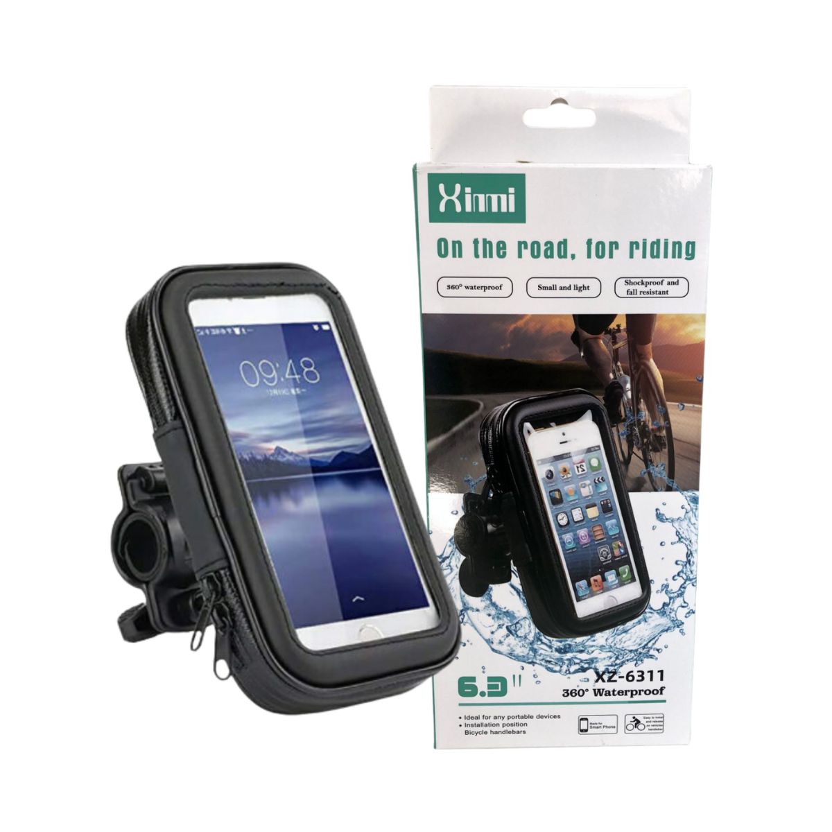 Foto 2 pulgar | Soporte De Teléfono Celular Con Funda 360° Para Bici