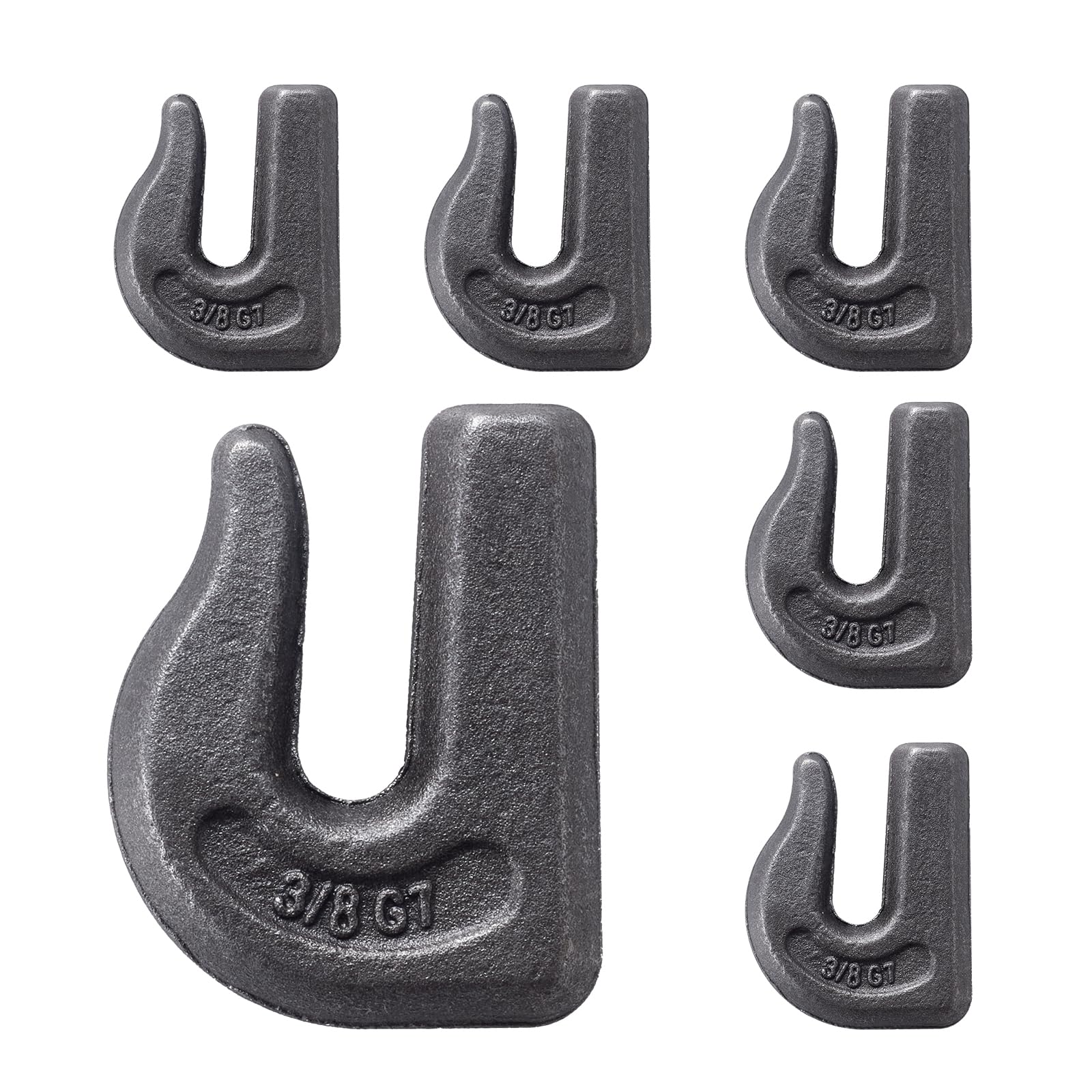 Foto 2 pulgar | Ganchos Para Cadenas De Agarre Soldados Vevor G70 De Acero Forjado, 6 Paquetes - Venta Internacional.