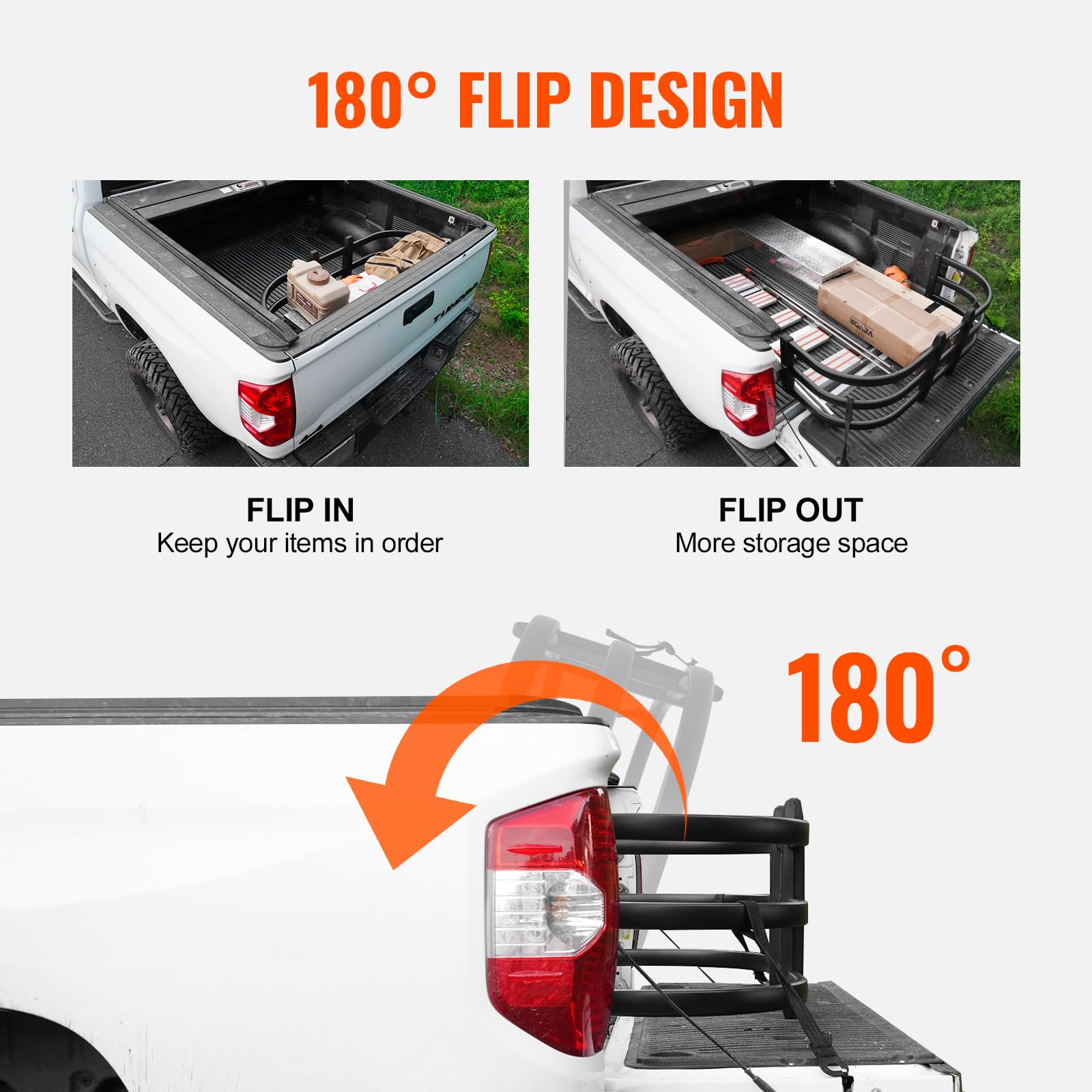 Foto 5 | Extensor De Plataforma Para Camión Vevor, Retráctil De Aluminio, 131-162 Cm - Venta Internacional.