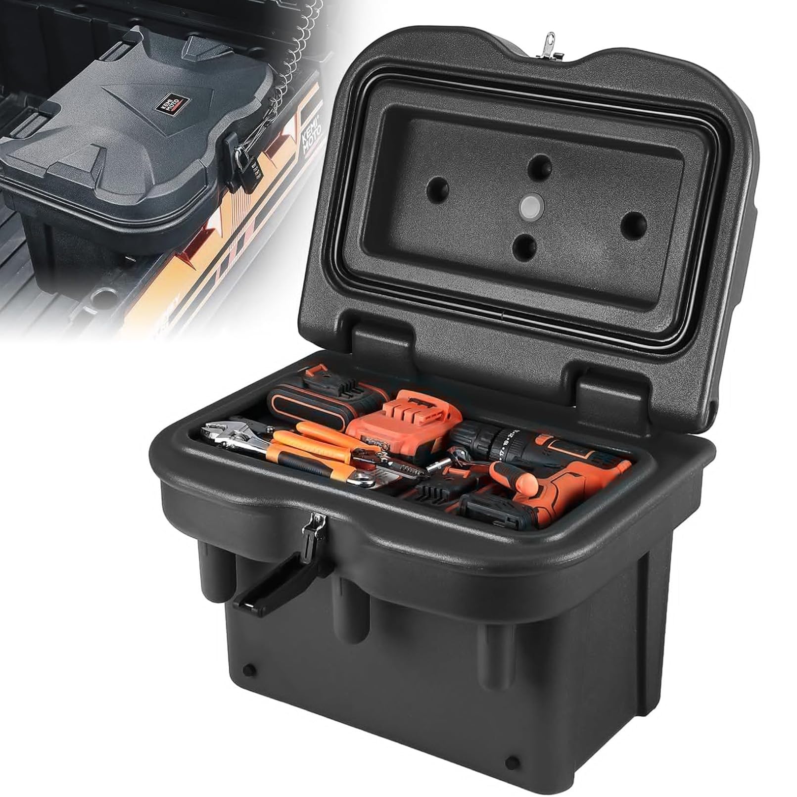 Foto 2 pulgar | Caja De Almacenamiento Utv Para Cama Kemimoto Compatible Con Polaris Ranger - Venta Internacional.