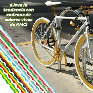 Foto 5 | Cadena para Bicicleta KMC Patriot Z610H color Rojo 1/2x3/32 116l