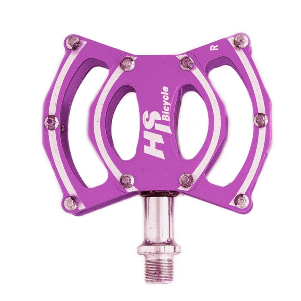 Foto 4 pulgar | Pedales Para Bicicleta Hs 1/2 Aluminio Alnc-331 Color Morado