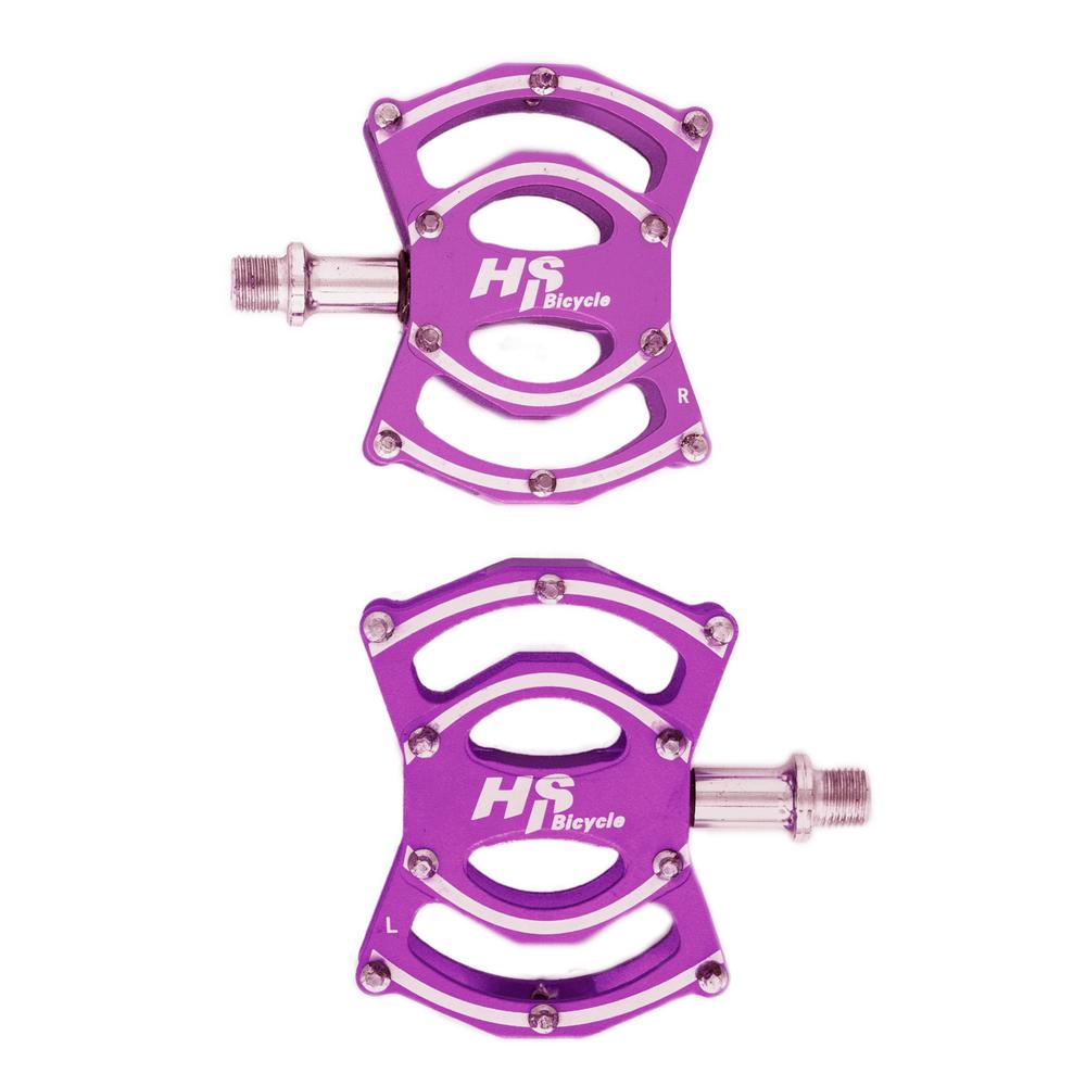 Foto 5 pulgar | Pedales Para Bicicleta Hs 1/2 Aluminio Alnc-331 Color Morado