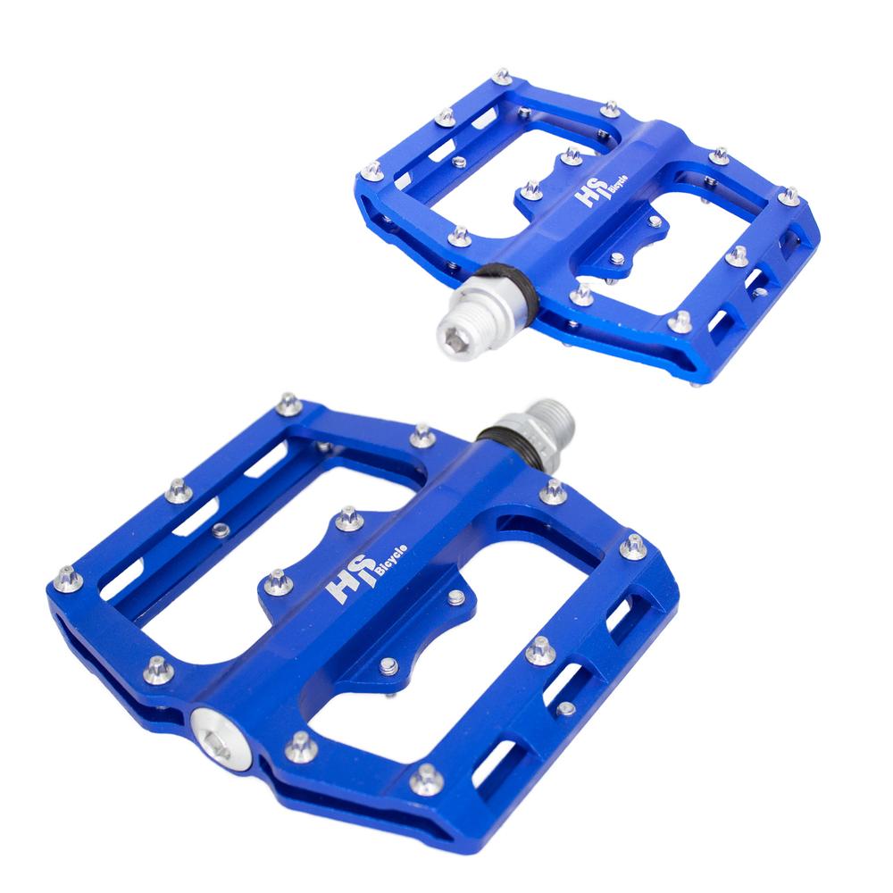 Pedales para Bicicleta HS 1/2 Aluminio ALNC-2017 Azules