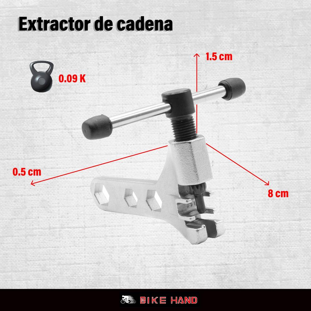 Foto 3 pulgar | Extractor de Cadena para Bicicleta Genérico HG/UG/IC color Plata