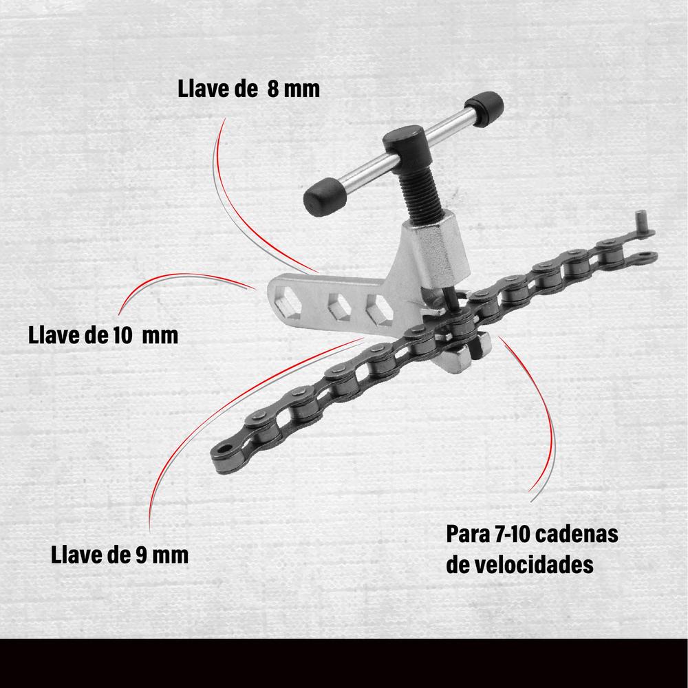 Foto 3 | Extractor de Cadena para Bicicleta Genérico HG/UG/IC color Plata