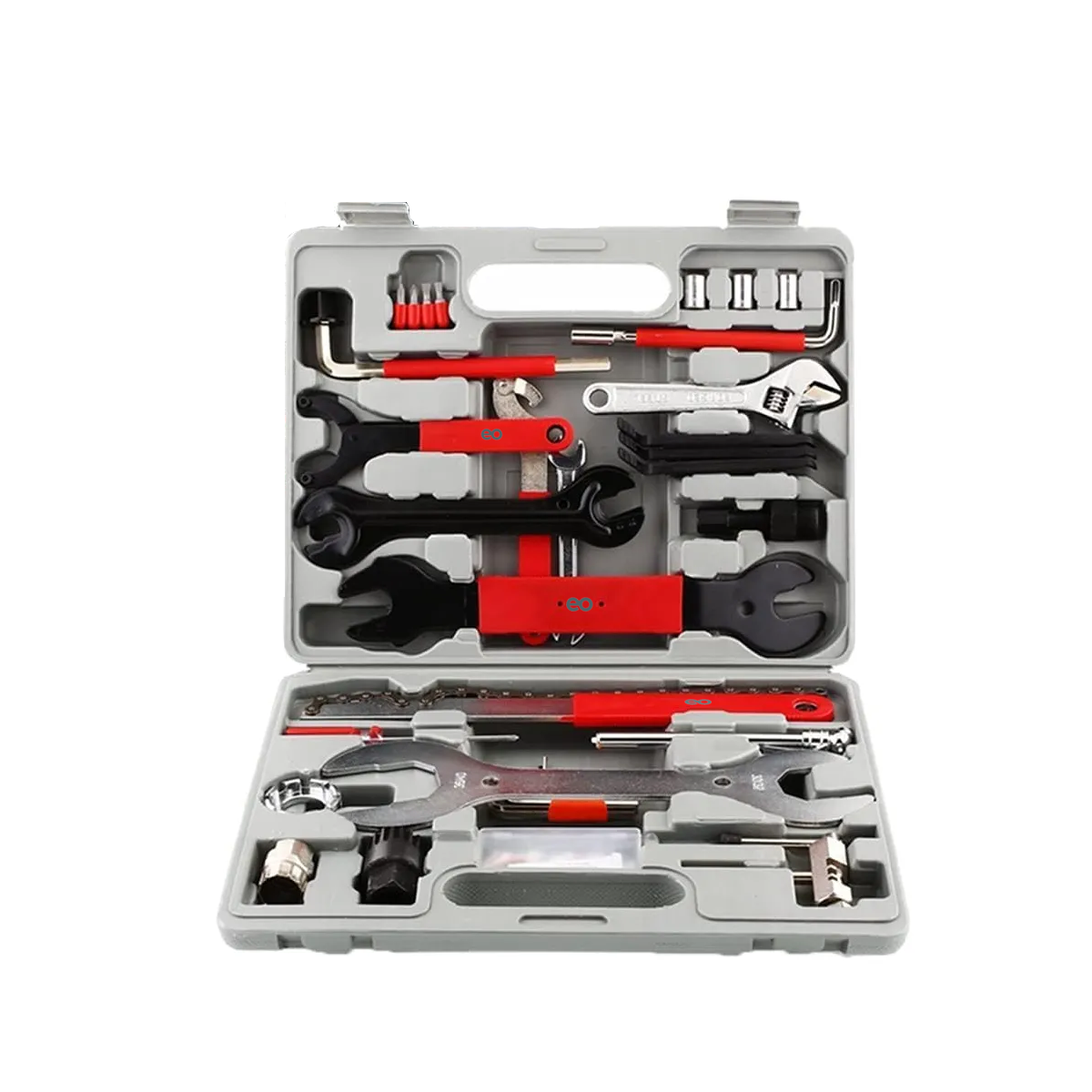 Kit Herramientas Bicicleta Reparación De Multifunción 50pzs Eo Safe Imports Esi-7364-1 Plata