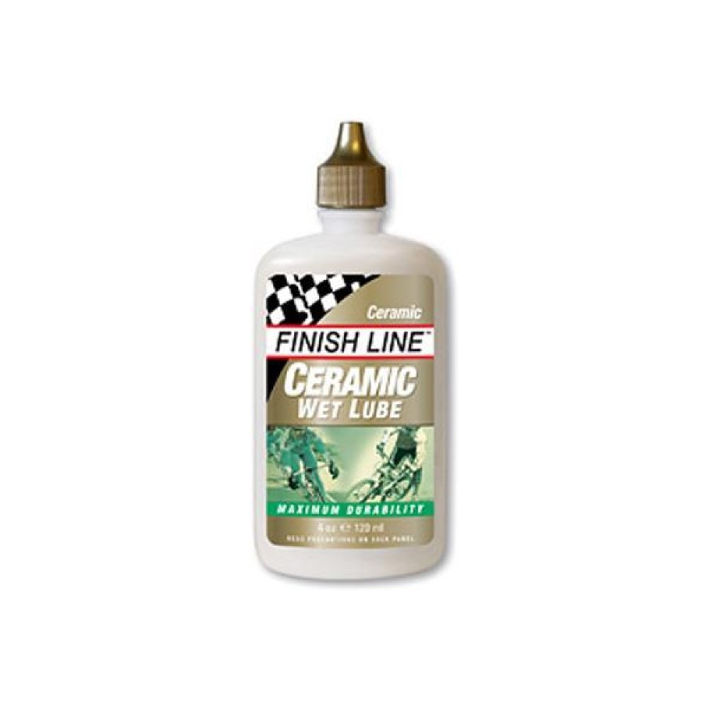 Lubricante Cerámica Húmedo Finish Line LUBFIN0036 para Cadena Bicicleta 120 ML