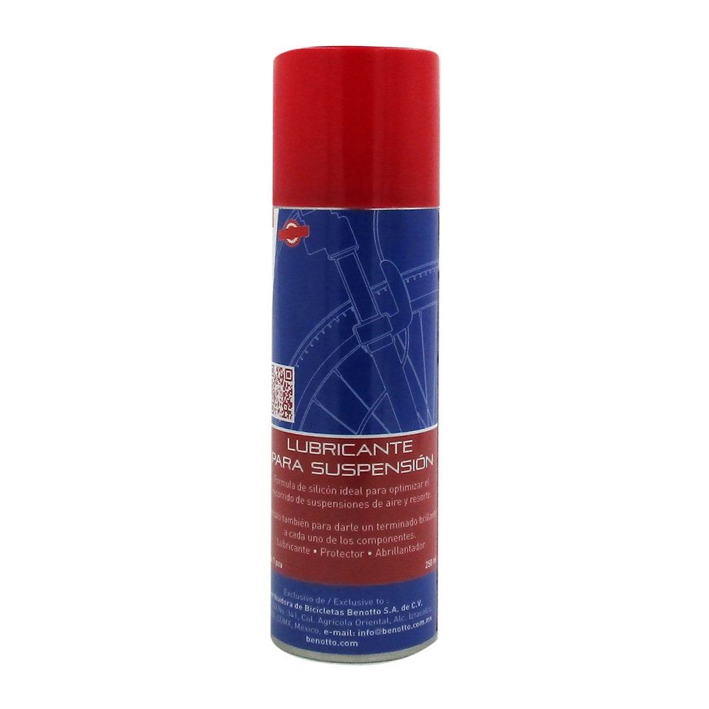 Foto 3 pulgar | Lubricante Silicón Spray Benotto LUBBTT0002 para Suspensión Bicicleta 250 ML