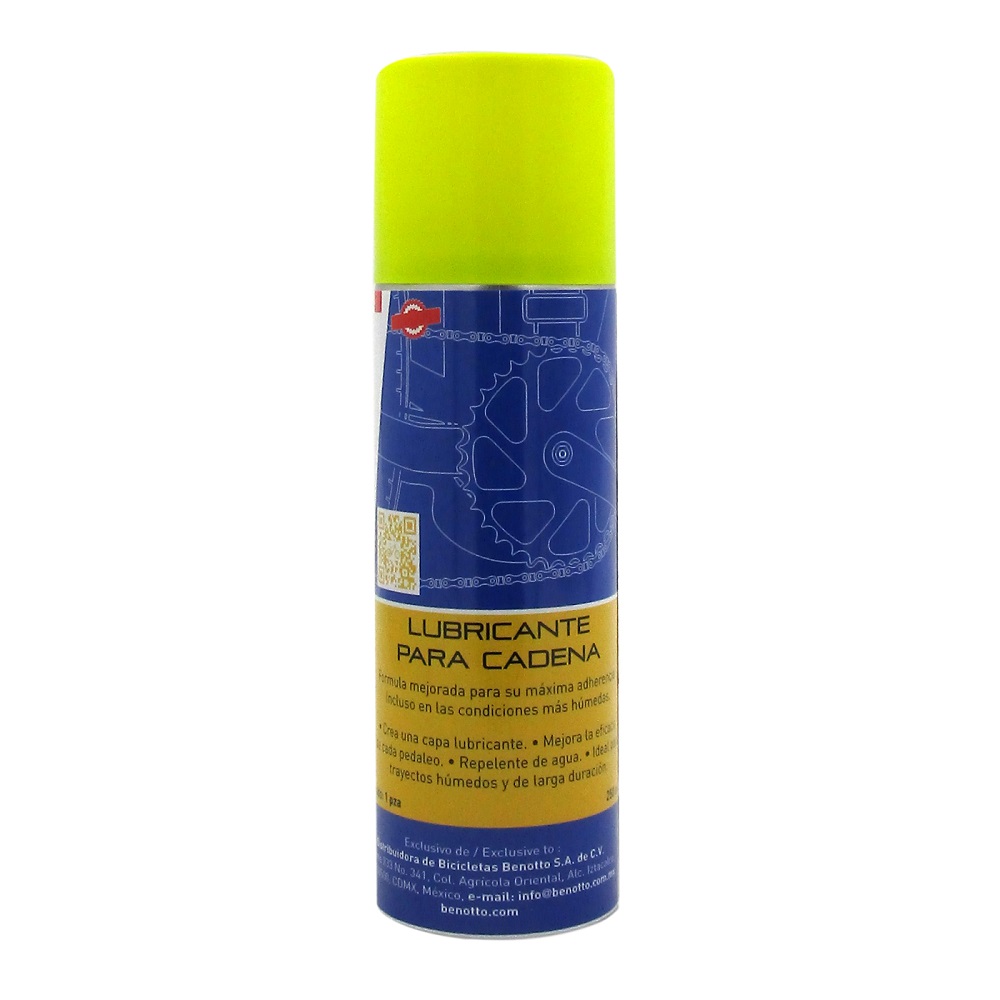 Foto 3 pulgar | Lubricante Húmedo Spray para Cadena Bicicleta 250ml Benotto