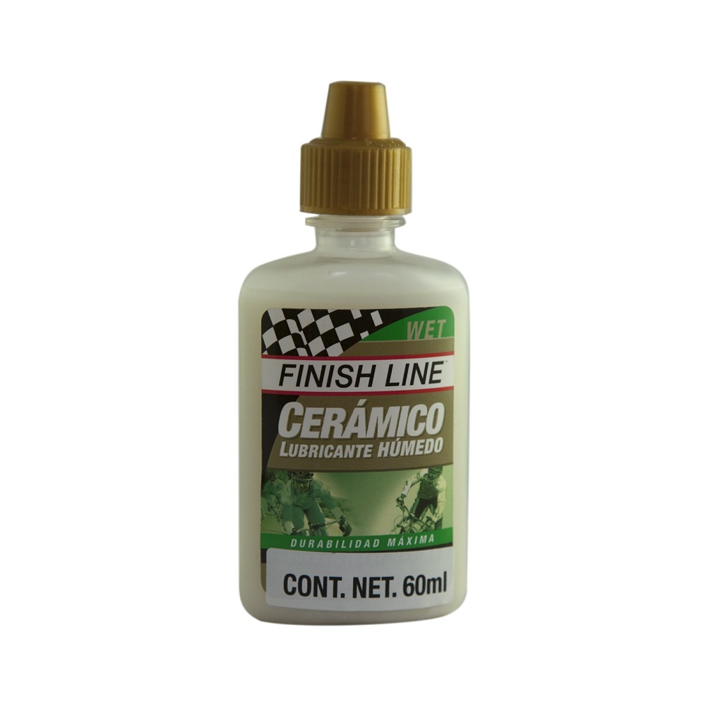 Lubricante Cerámica Húmedo para Cadena Bicicleta 60ml Finish Line