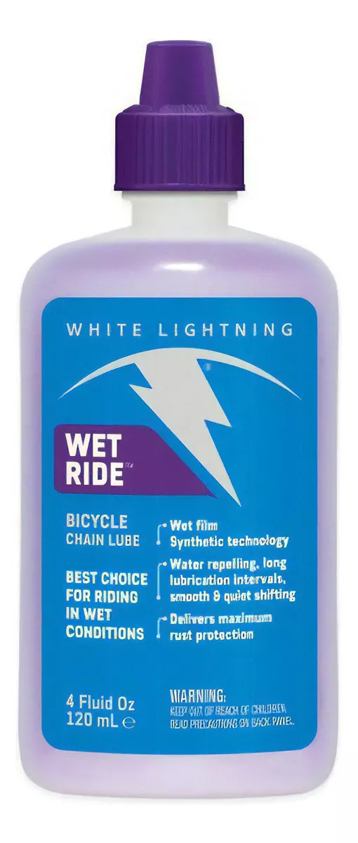 Aceite Lubricante para Bicicleta White Ligtning Wet Ride 120 ml