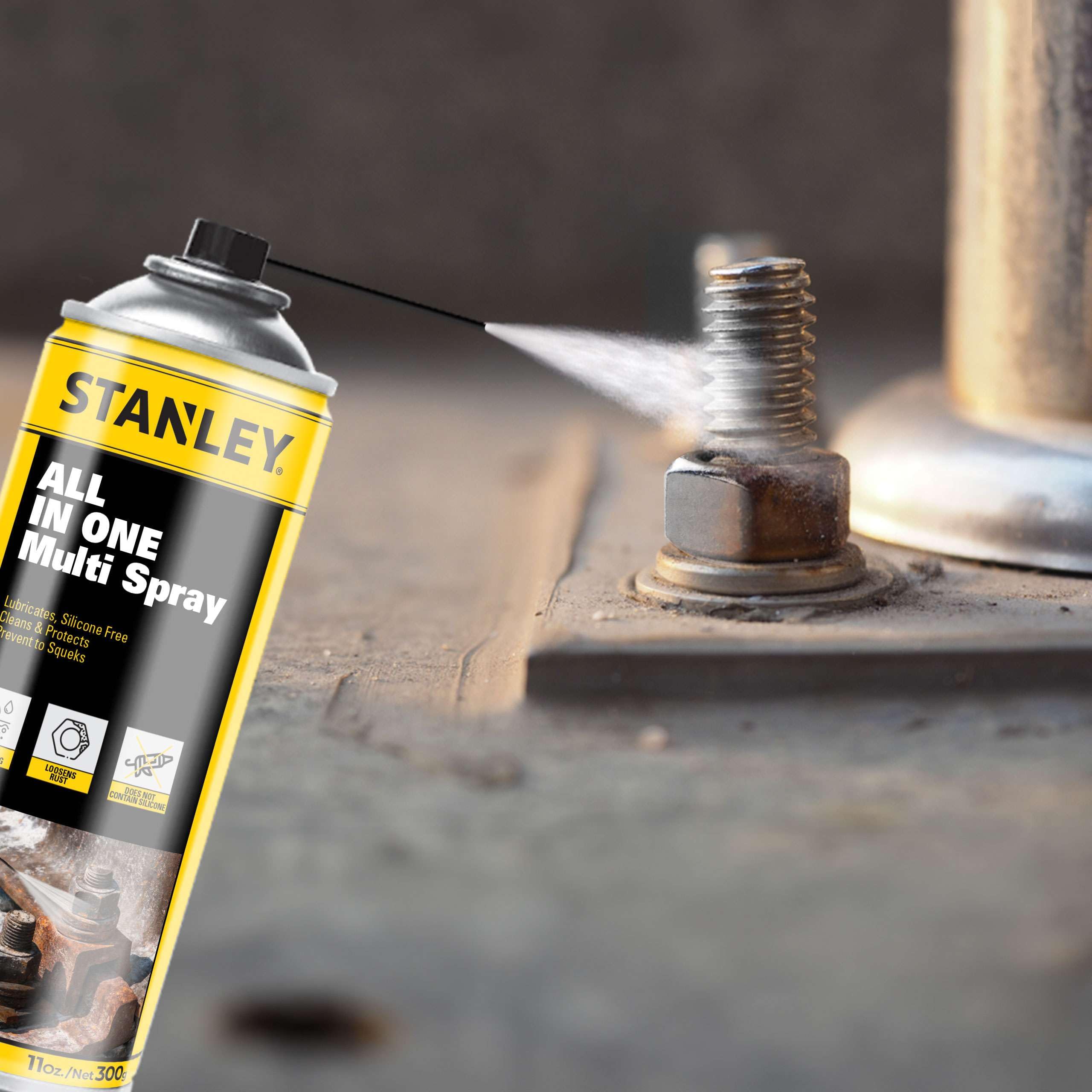 Foto 2 | Aerosol Inhibidor De Corrosión Stanley, Eliminador De Óxido, 325 Ml, Paquete De 12 - Venta Internacional.