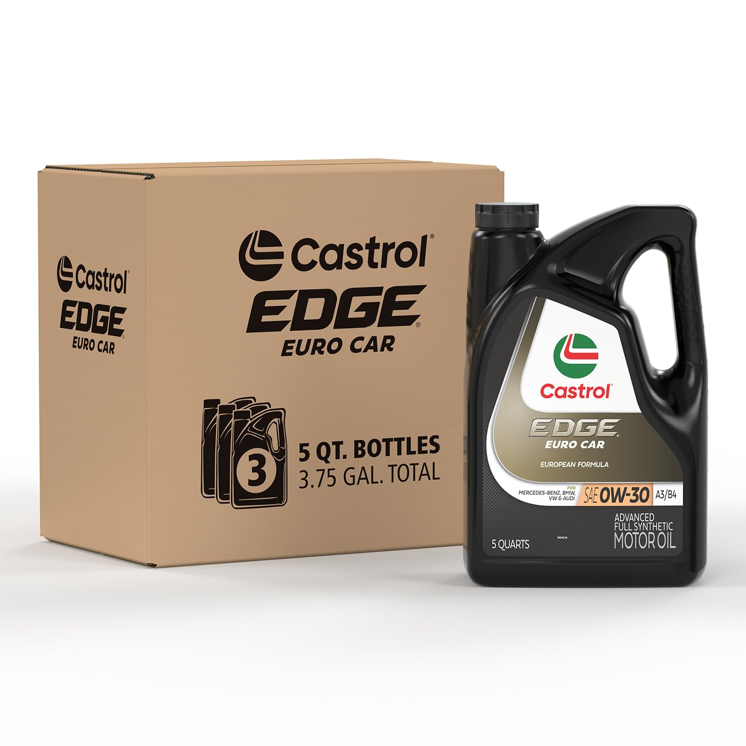 Foto 2 pulgar | Aceite De Motor Castrol Edge Euro A3/b4 0w-30 5 L (x3) - Venta Internacional.