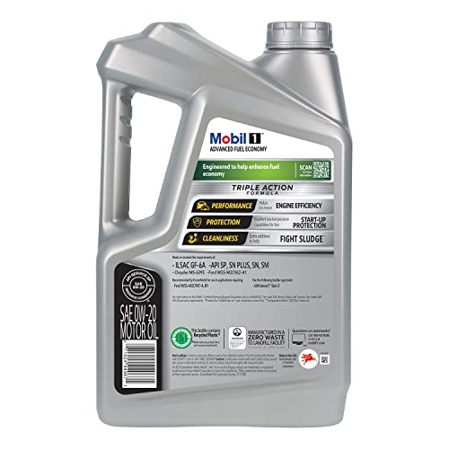 Foto 3 pulgar | Aceite De Motor Mobil 1 Advanced Fuel Economy 0w-20 5l - Venta Internacional.