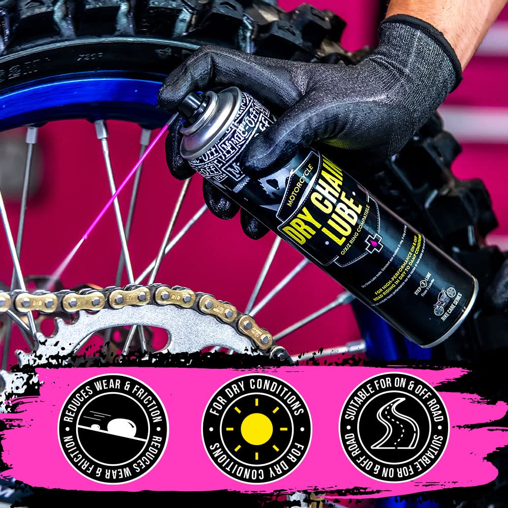 Foto 4 pulgar | Lubricante Para Cadenas De Motocicletas Muc-off Dry De 400 Ml Para Condiciones Secas - Venta Internacional.