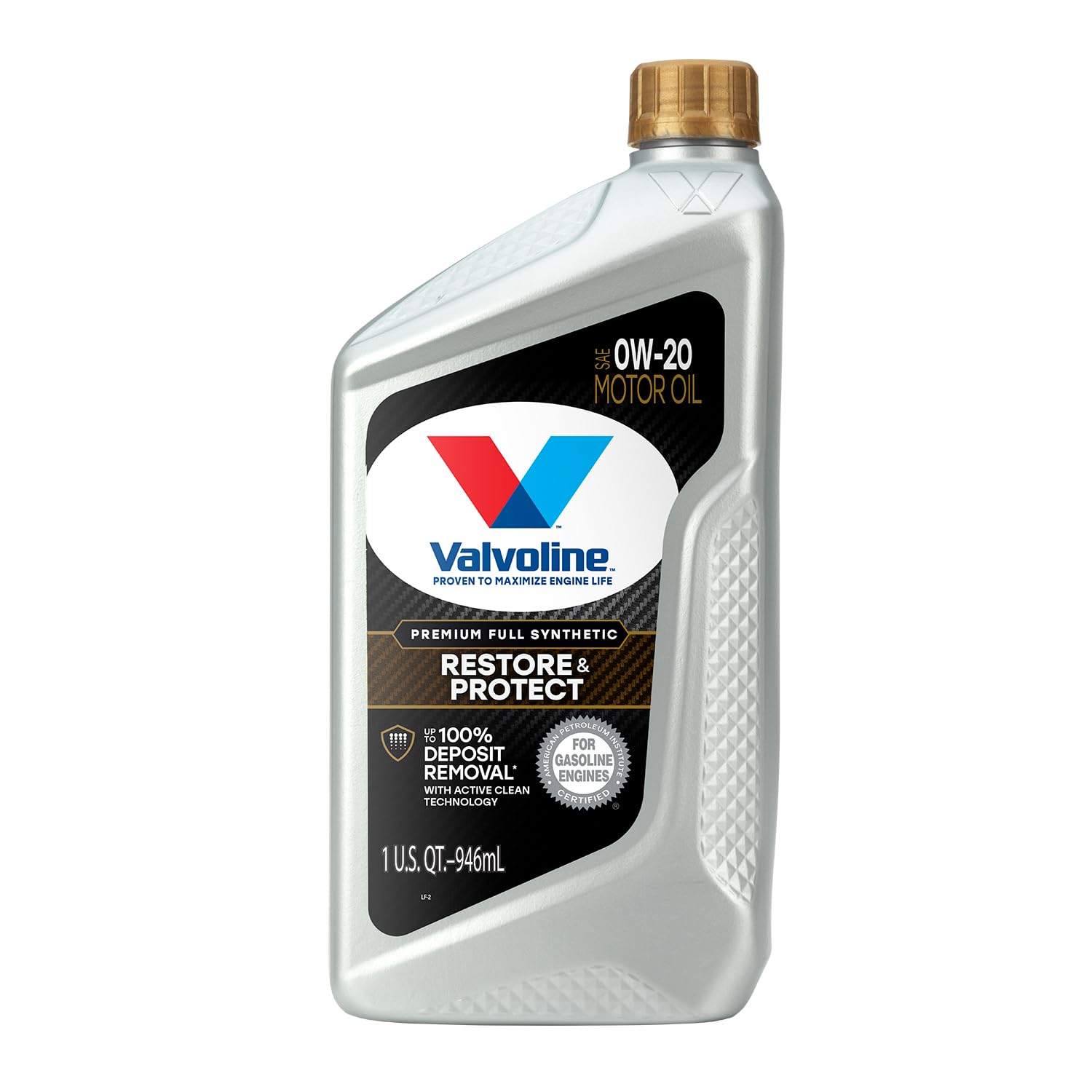Foto 2 pulgar | Aceite De Motor Valvoline Restore & Protect, Totalmente Sintético, 0w-20, 1 Litro - Venta Internacional.