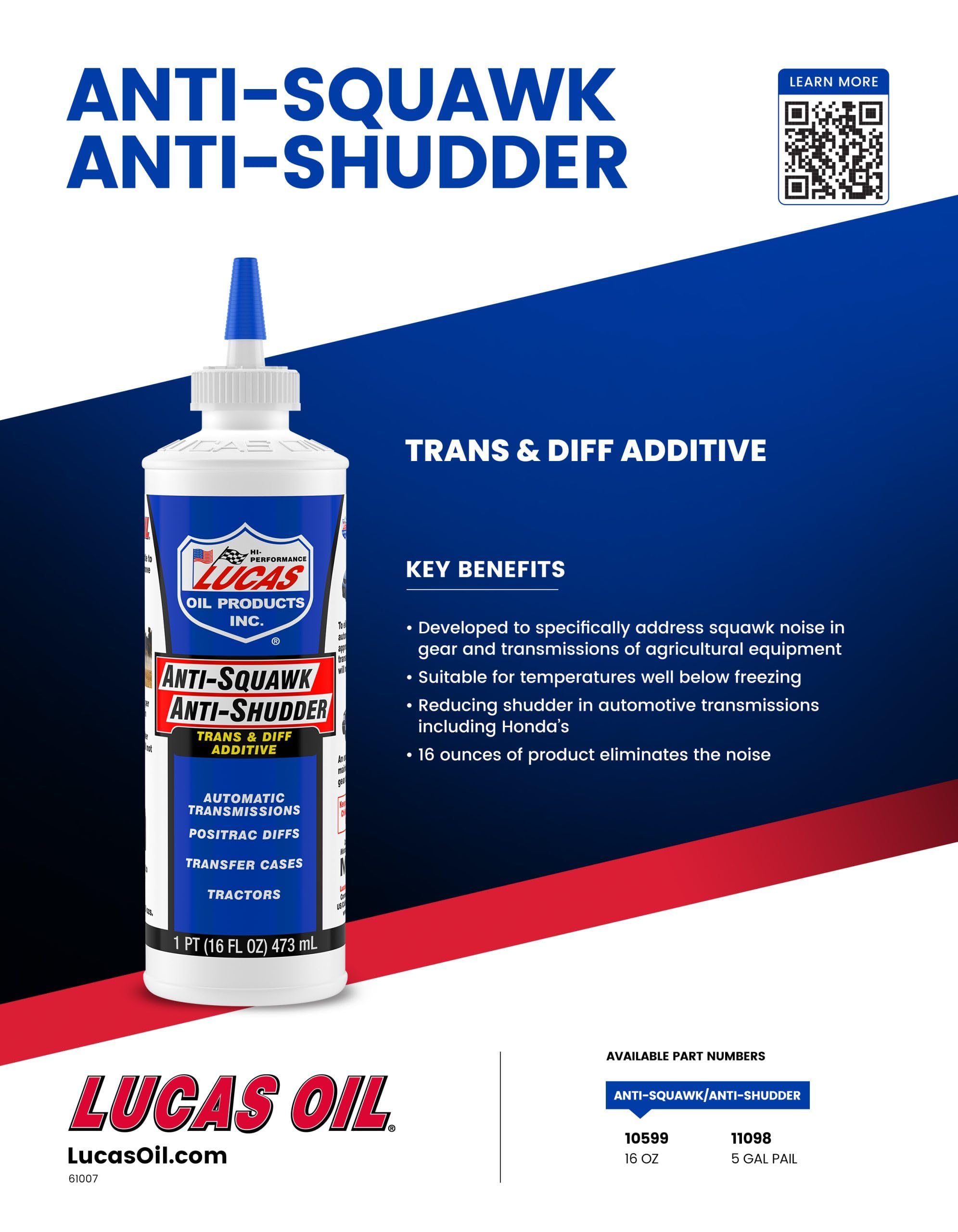 Foto 4 pulgar | Aditivo Lucas Oil 10599, Antigraznido Y Antiestremecimiento, 473 Ml (paquete De 12) - Venta Internacional.