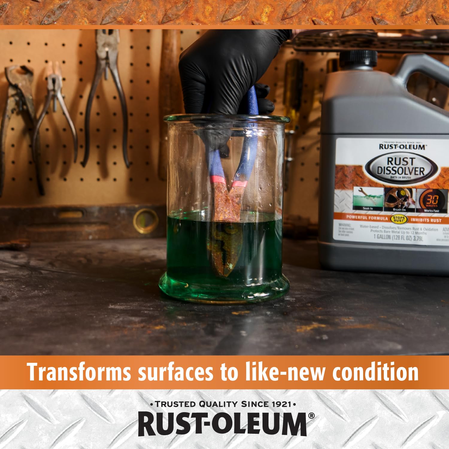 Foto 7 pulgar | Disolvedor De Óxido Para Baño Y Baño Rust-oleum Heavy-duty, 3,78 L - Venta Internacional.