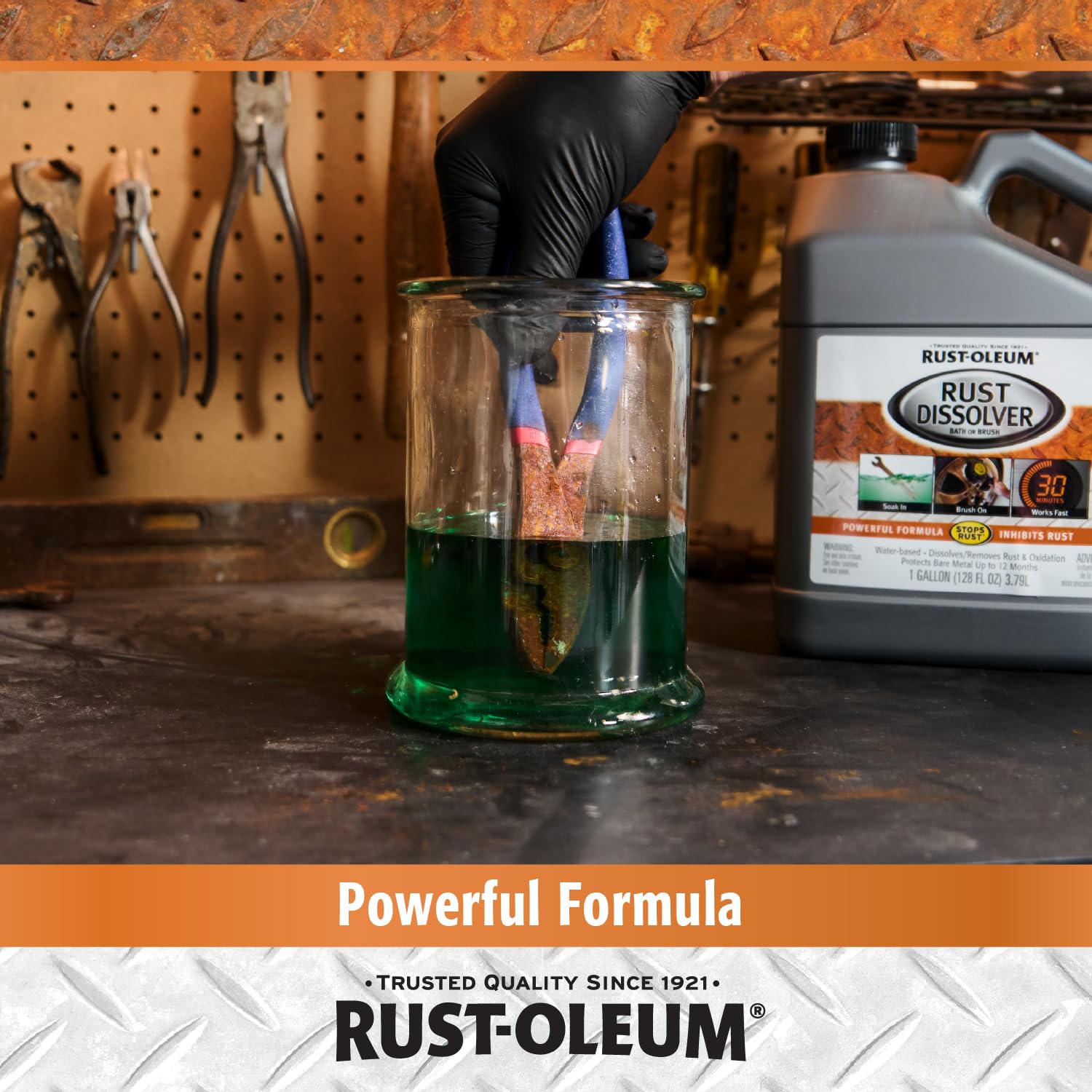 Foto 8 pulgar | Disolvedor De Óxido Para Baño Y Baño Rust-oleum Heavy-duty, 3,78 L - Venta Internacional.
