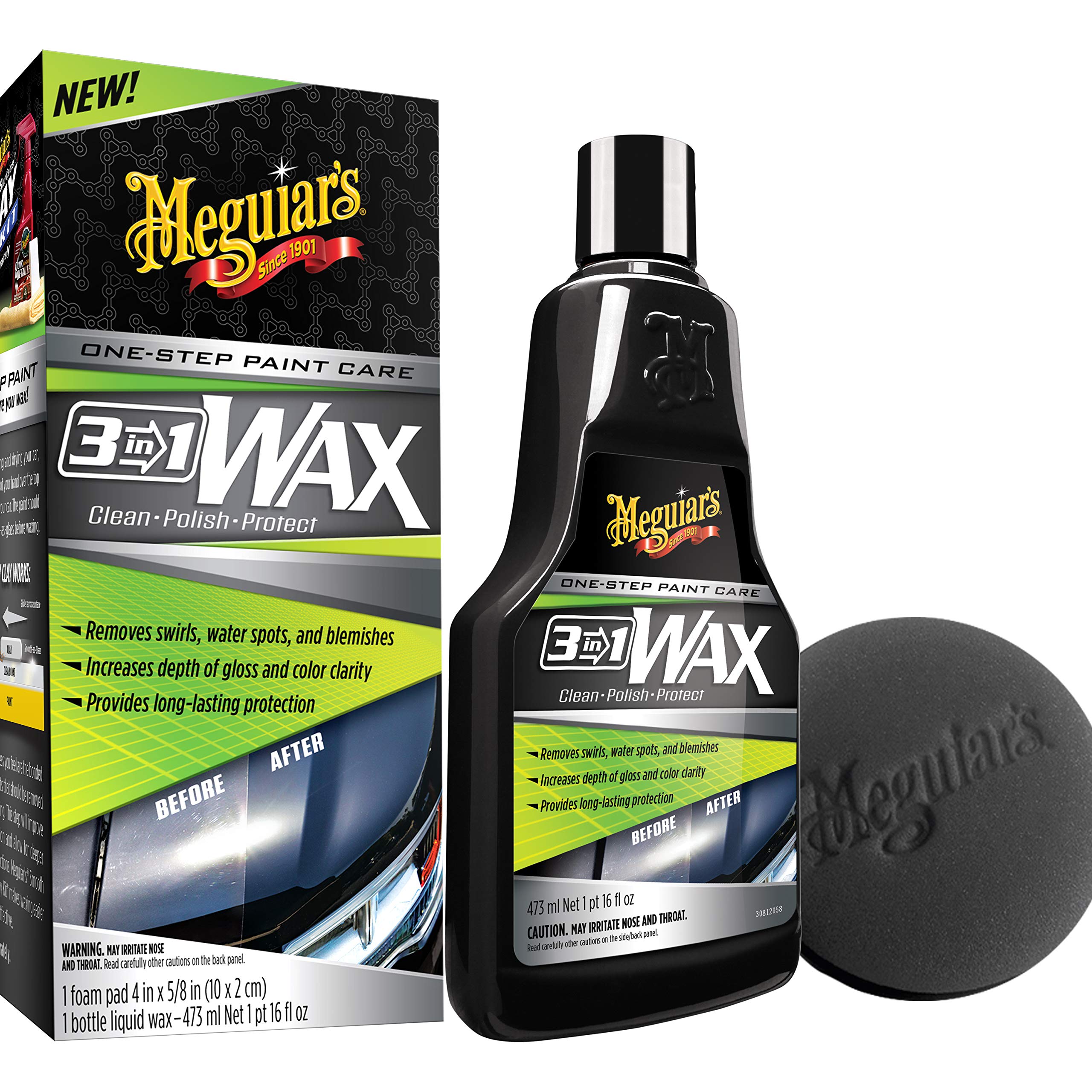 Foto 1 | Limpiador Avanzado 3 En 1 De Wax Meguiar's  473 Ml  Alto Brillo - Venta Internacional.