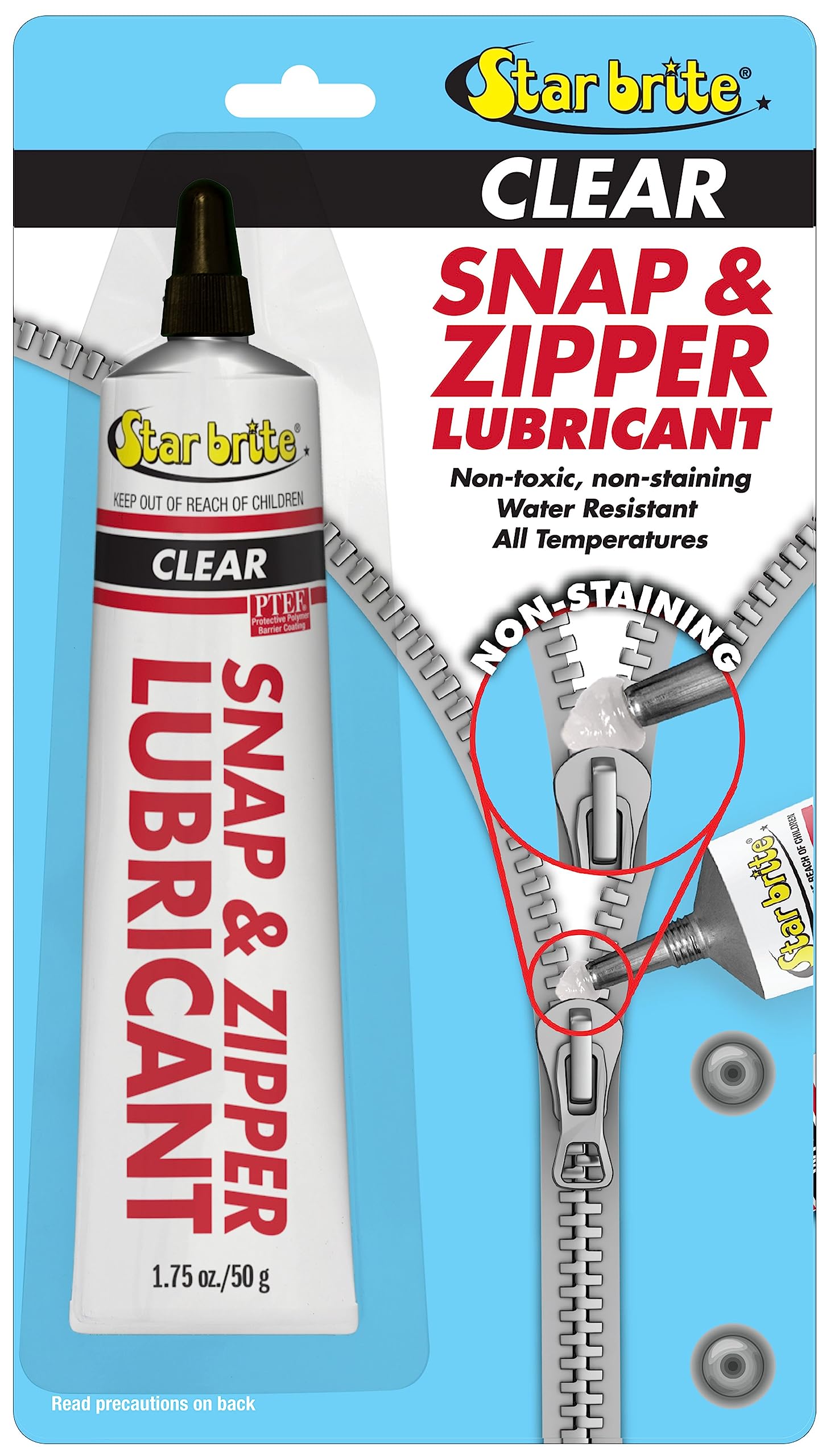 Foto 2 pulgar | Lubricante Star Brite Snap & Zipper  50 Ml  Transparente  No Mancha - Venta Internacional.