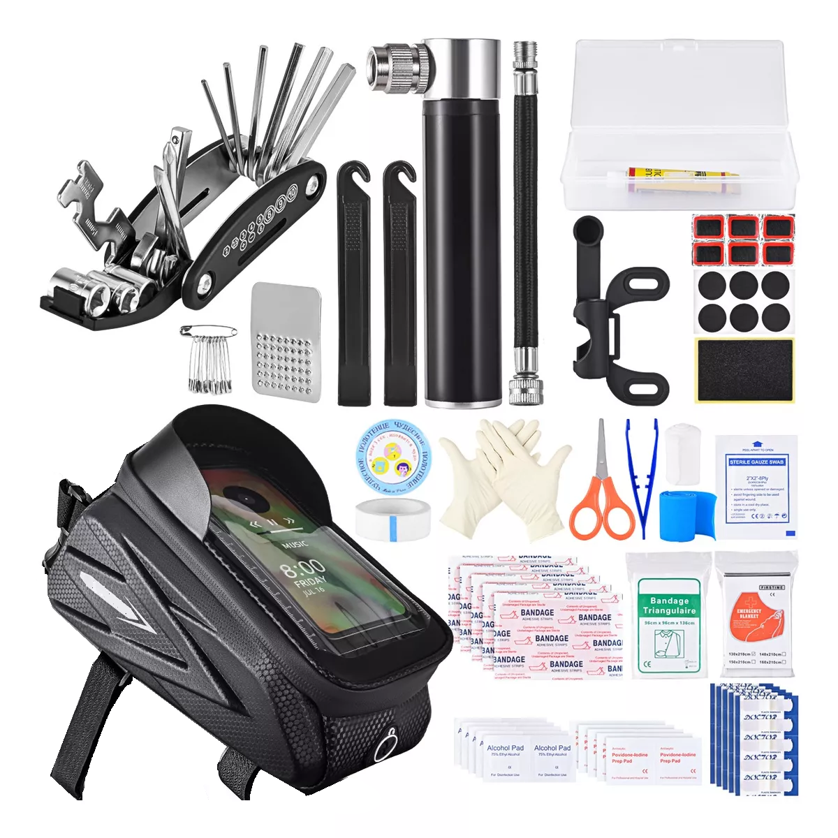 Kit Herramientas de Emergencia Reparación Eo Safe Imports Esi-11156 Multicolor