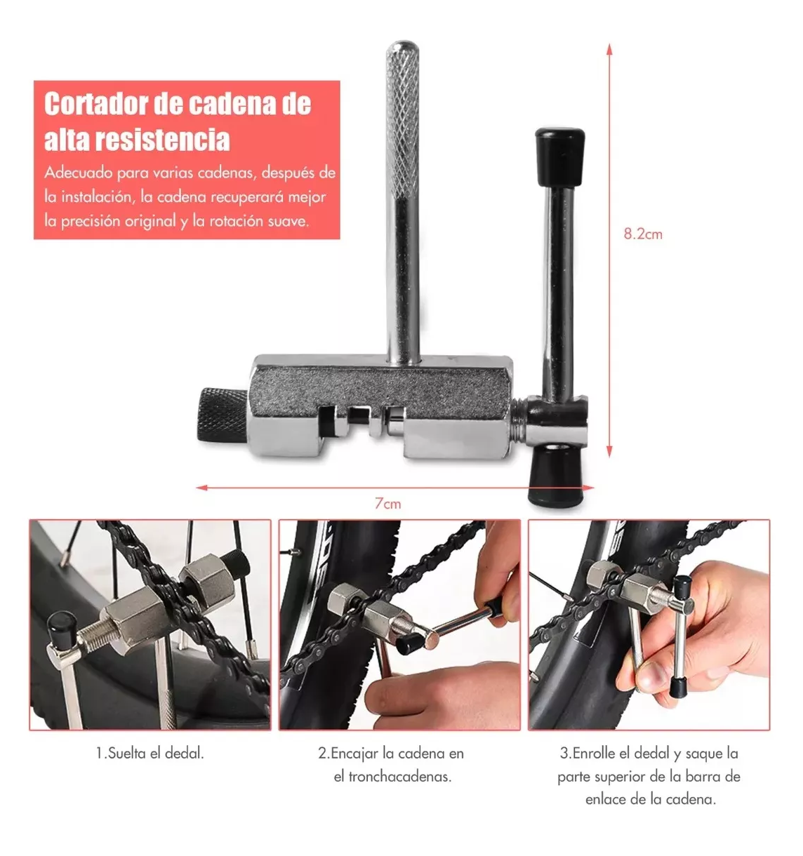 Foto 4 | Herramientas P/reparación Bicicletas Extractor Pernos Cadena 12 Pzs