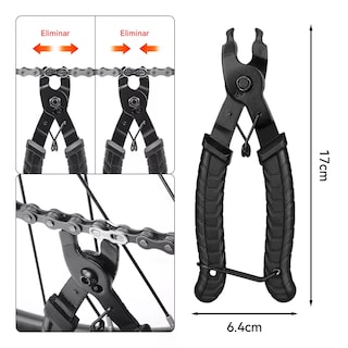 Foto 2 | Kit Pinzas Cortador Extractor De Pernos De Cadena Bicicleta Eo Safe Imports Esi-17447 Negro