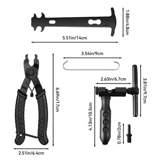 Foto 3 | Kit Pinzas Cortador Extractor De Pernos De Cadena Bicicleta Eo Safe Imports Esi-17447 Negro