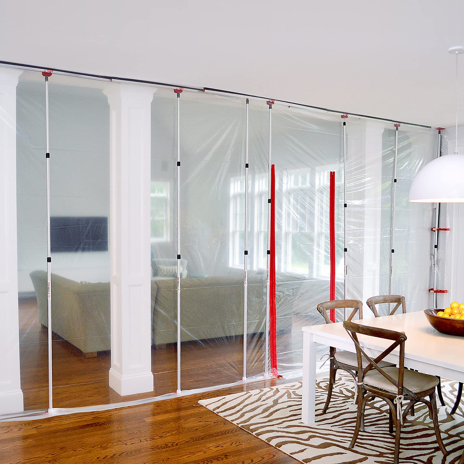 Foto 5 | Zipwall Hdaz12 Heavy Duty Zipwall, Paquete De 12 Unidades, Rojo, 12 Unidades - Venta Internacional.