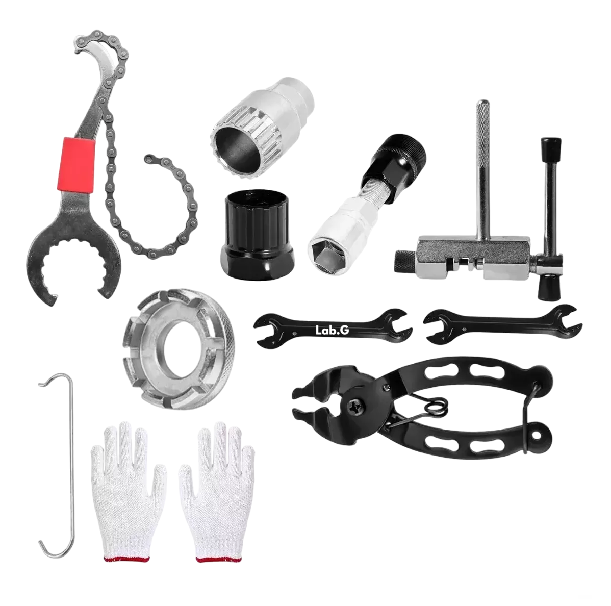 Herramientas P/reparación Lab.g Bicicletas Extractor Pernos Cadena Negro/plata